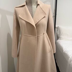 SportMax Cream Long Coat